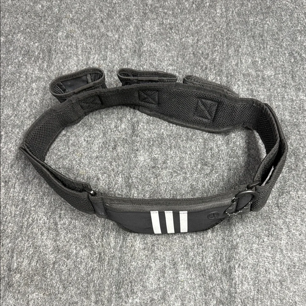 Adidas Black Running Belt Sleek Adjustable Accessory